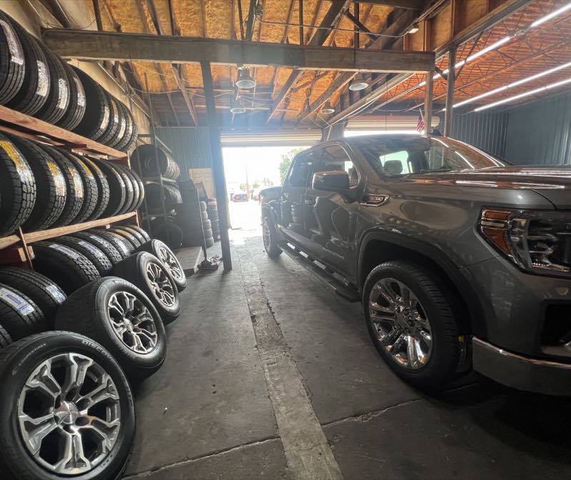 N&I Wheel and Tire shop interior